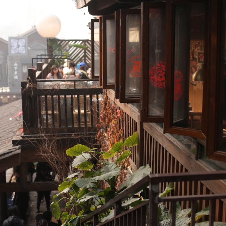 Entertainment zone at night in Italy